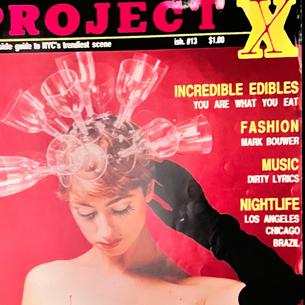 PROJECT X 13 MAGAZINE Michael Alig - Fashion Invasion Super Rare - Club Kids